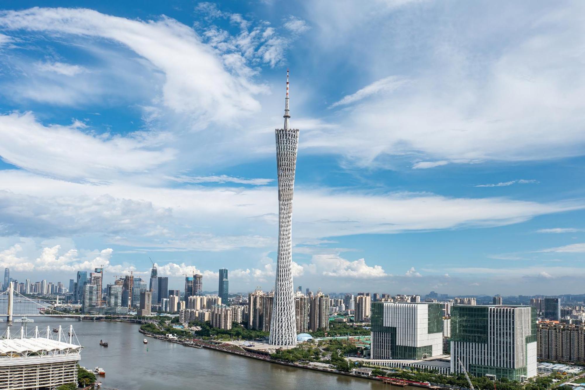 Yun Jin City View Hotel - Guangzhou Taikoo Hui Zhujiang New Town Tianhe Sports Center エクステリア 写真