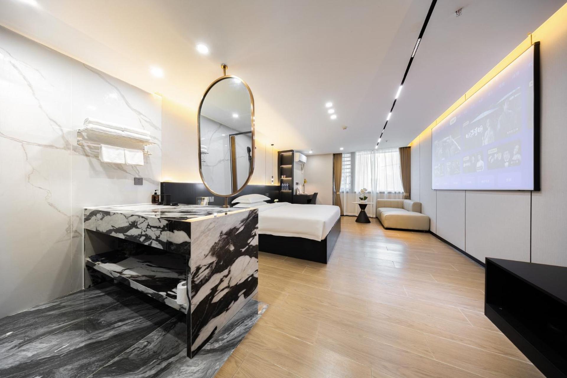 Yun Jin City View Hotel - Guangzhou Taikoo Hui Zhujiang New Town Tianhe Sports Center エクステリア 写真